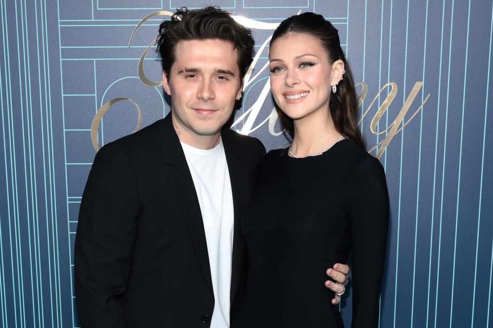 <p>Dimitrios Kambouris/Getty Images for Tiffany & Co.</p> Brooklyn Peltz Beckham and Nicola Peltz Beckham.