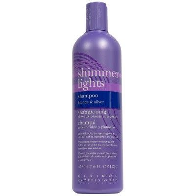 <p><a href="https://go.redirectingat.com?id=74968X1596630&url=https%3A%2F%2Fwww.target.com%2Fp%2Fclairol-professional-174-shimmer-lights-blonde-silver-shampoo-16-fl-oz%2F-%2FA-51077856&sref=https%3A%2F%2F" rel="nofollow noopener" target="_blank" data-ylk="slk:Shop Now;elm:context_link;itc:0;sec:content-canvas" class="link ">Shop Now</a></p><p>Clairol Professional Shimmer Lights Shampoo</p><p>target.com</p><p>$10.99</p><span class="copyright">target.com</span>