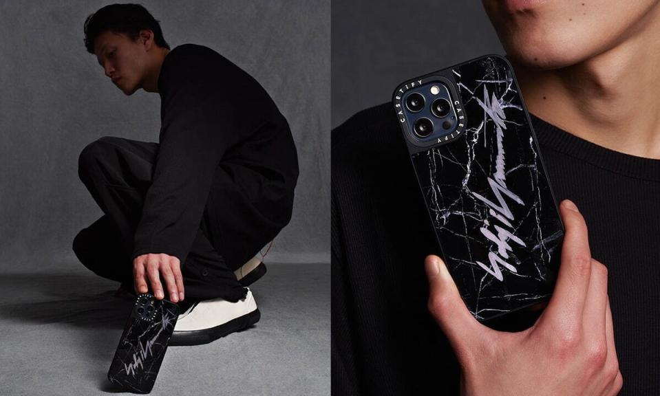 Yohji Yamamoto X CASETiFY (photo courtesy of CASETiFY)