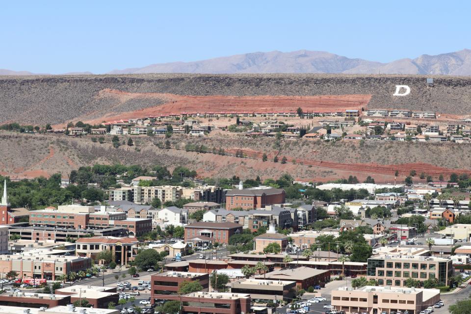 The "D" overlooking St. George is over 100 years old and was added to the National Register of Historical Places by the National Parks Service June 6, 2022.