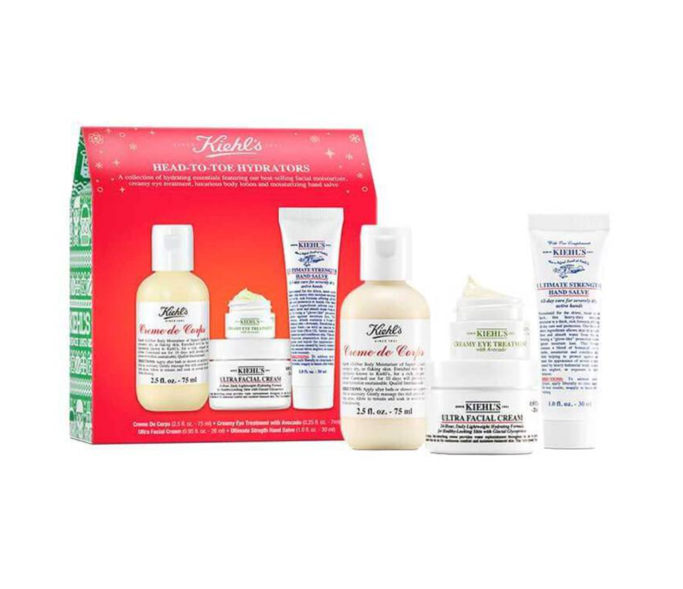 <p><a href="https://go.redirectingat.com?id=74968X1596630&url=https%3A%2F%2Fwww.kiehls.com%2Fgifts-and-value-sets%2Fgifts-for-all%2Fhead-to-toe-skin-hydration-holiday-gift-set%2FWW0214KIE.html&sref=https%3A%2F%2Fwww.seventeen.com%2Flife%2Ffriends-family%2Fg597%2Fsecret-santa-gift-ideas%2F" rel="nofollow noopener" target="_blank" data-ylk="slk:Shop Now;elm:context_link;itc:0;sec:content-canvas" class="link ">Shop Now</a></p><p>Head-To-Toe Skin Hydration Holiday Set</p><p>kiehls.com</p><p>$38.25</p>