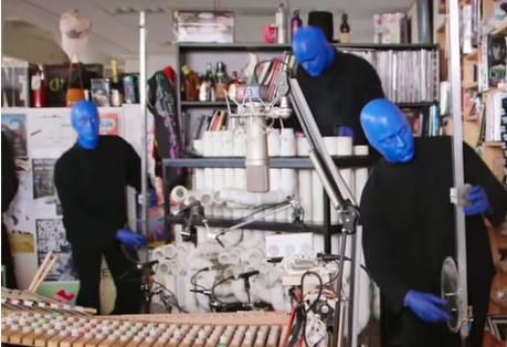 blue man group plays