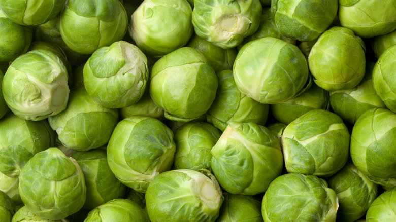 pile of Brussels sprouts