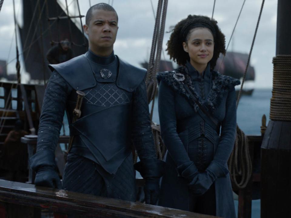 grey worm missandei game of thrones