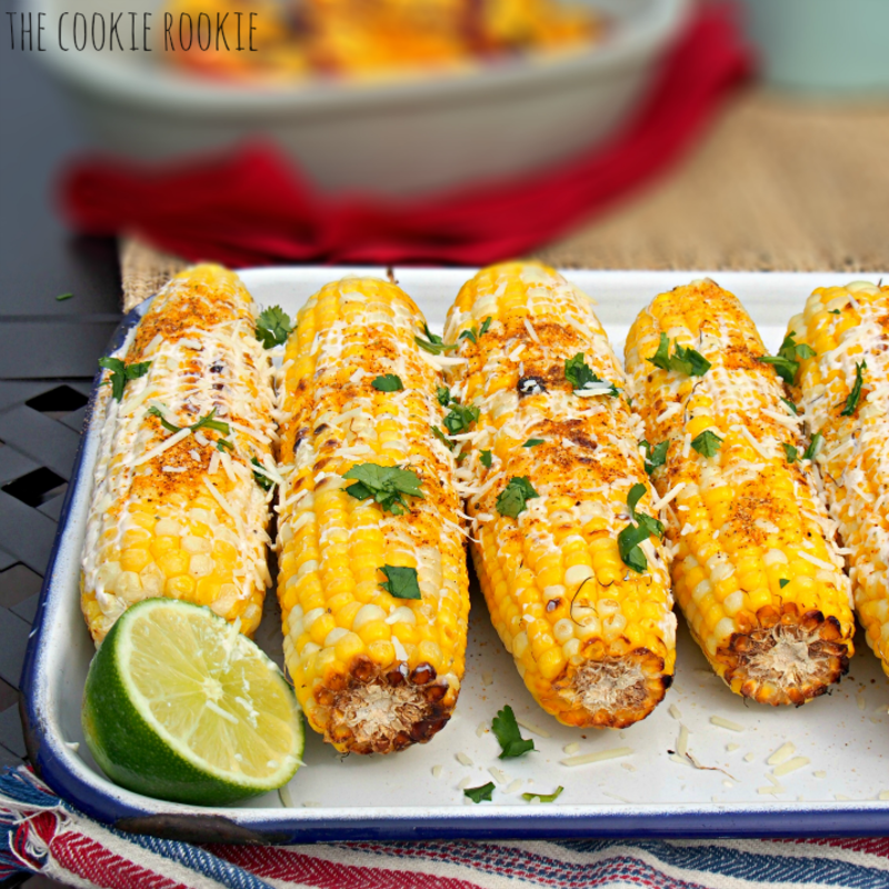 <p>The Cookie Rookie</p><p>Try this lightened-up Mexican corn at your next BBQ!</p><p><a href="http://www.thecookierookie.com/mexican-grilled-corn/#more-5070" rel="nofollow noopener" target="_blank" data-ylk="slk:Get the recipe!;elm:context_link;itc:0;sec:content-canvas" class="link rapid-noclick-resp">Get the recipe!</a></p>