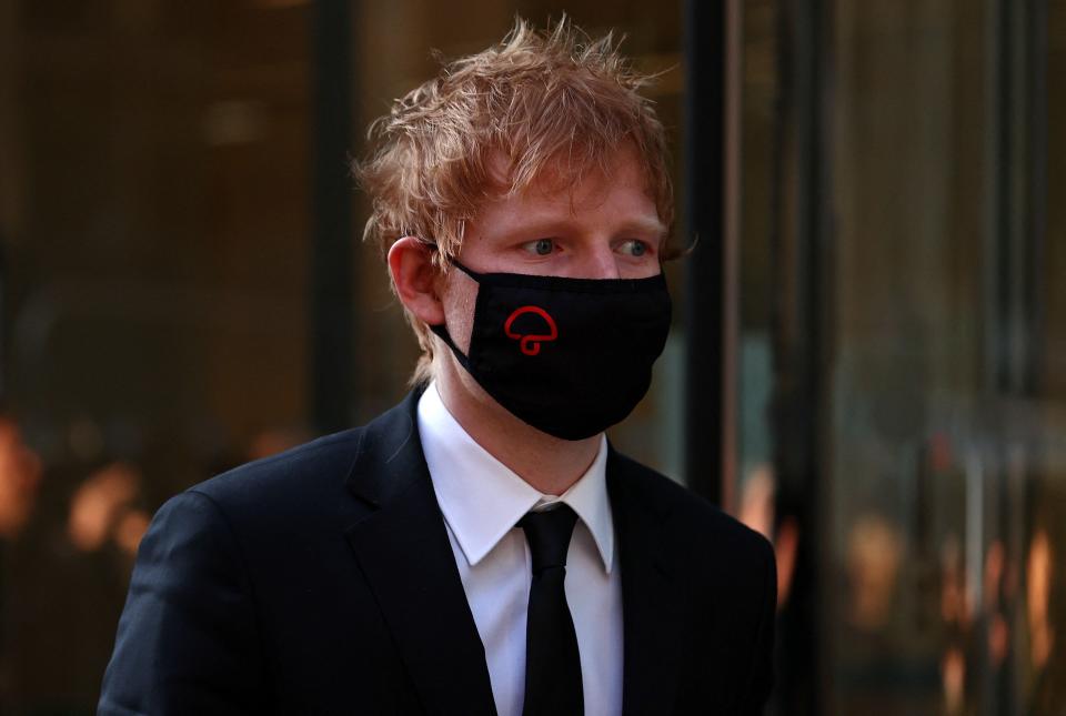 Ed Sheeran has won his copyright lawsuit over the song 'Shape of You'. (Adrian Dennis/AFP/Getty)