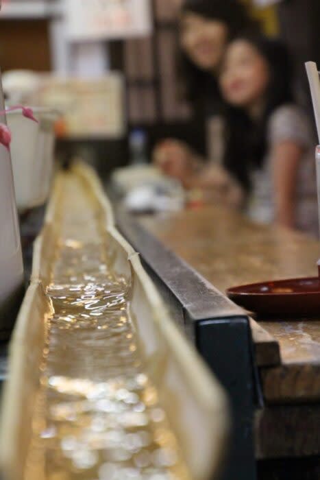 「流麵」流しそうめん