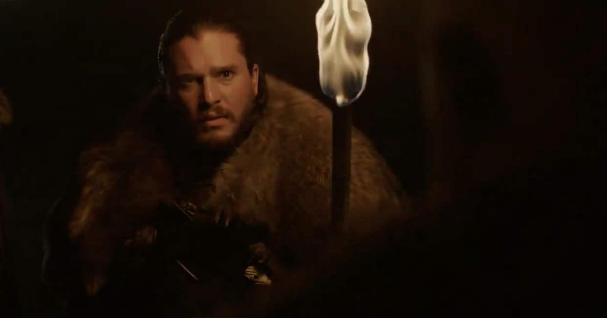 Kit Harington as Jon Snow in Game of Thrones (Credit: HBO)