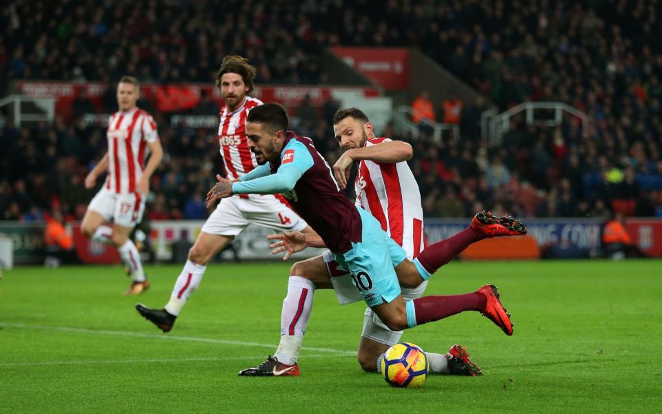 Manuel Lanzini could face retrospective simulation ban for 'deception of the official' at Stoke
