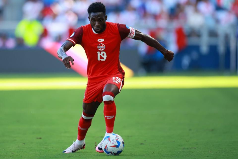 Alphonso Davies is one of Real Madrid’s top targets. (Photo by Hector Vivas/Getty Images)