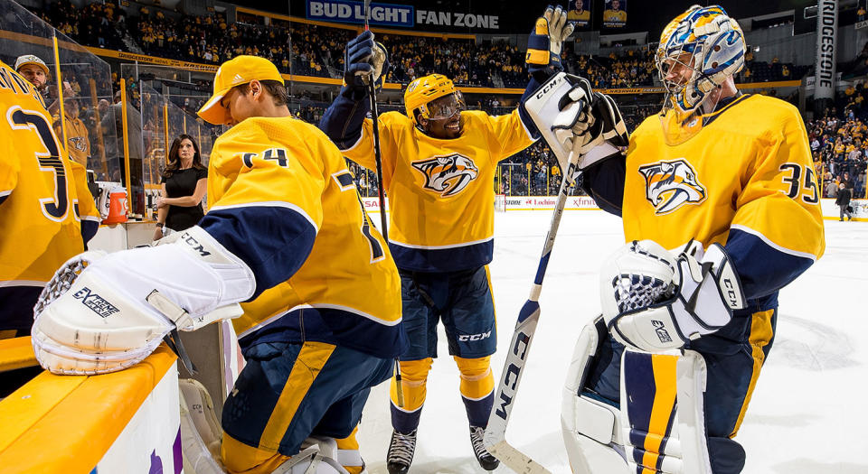 Raise your hand if you think the Predators are the best team in the Western Conference? (John Russell/Getty Images)