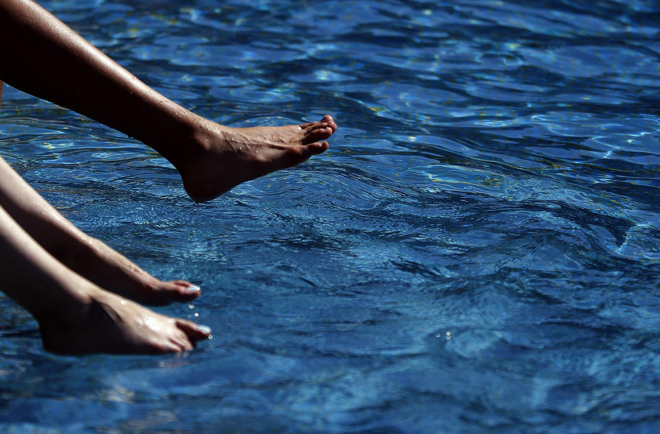 Cooling off in London