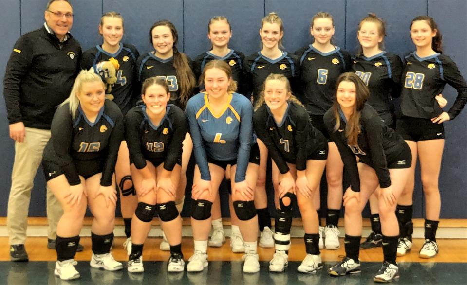 The unbeaten Mt. Markham Mustangs posed for a team photo after beating Canastota 3-2 in Section III's Class C semifinals. The Mustangs won again Saturday and earned the program's seixth sectional title.