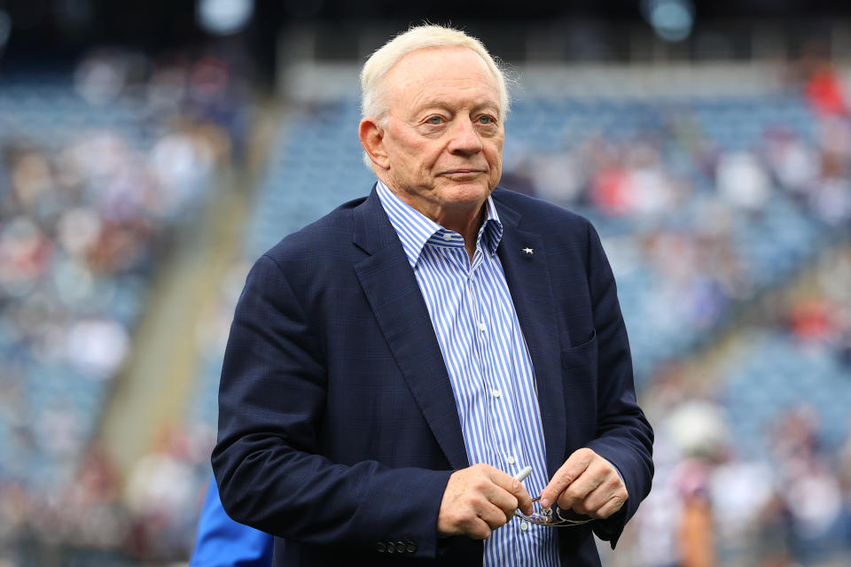 Jerry Jones with the Cowboys.