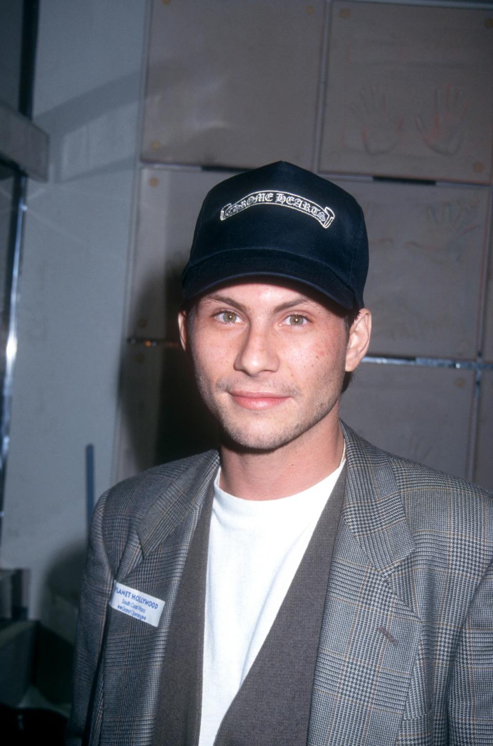 Brand Loyalty: Please Take in the Exquisite Beauty of Christian Slater's Baseball Cap Collection