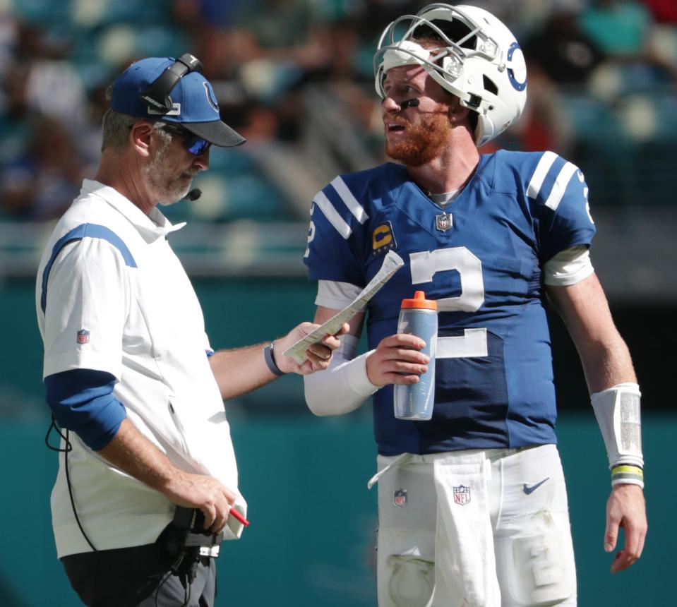 The Indianapolis Colts drew a line in the sand as a franchise when they made a trade to reunite Carson Wentz with Frank Reich.