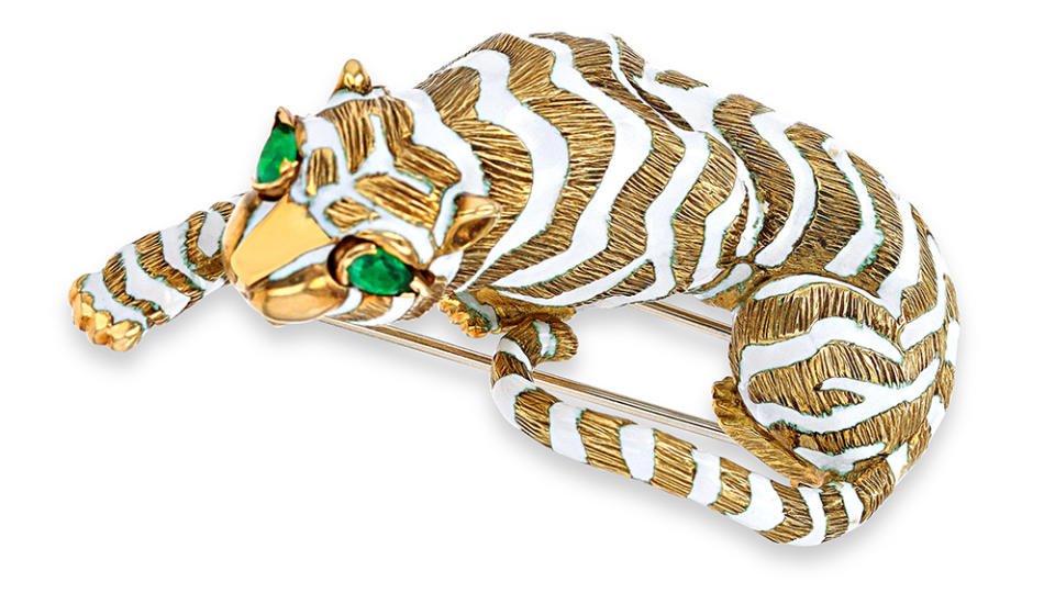 David Webb Panther Brooch from M.S. Rau - Credit: M.S. Rau