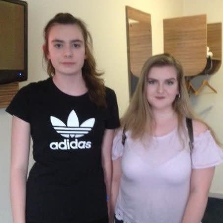 Laura MacIntyre, 15, and Eilidh MacLeod, 14 - Credit:  