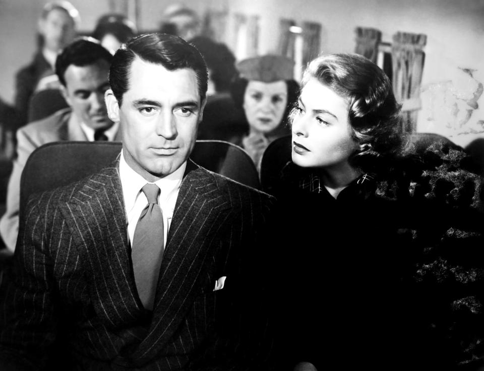 NOTORIOUS, from left, Cary Grant, Ingrid Bergman, 1946