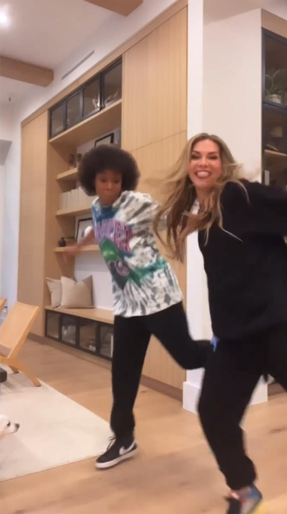 Allison Holker Boss and Brittany Russell showing off their moves in a new video on Instagram. (Allison Holker Boss / Instagram)