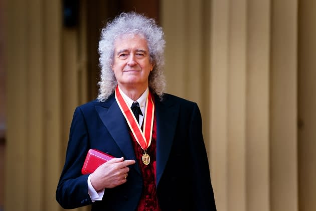 Brian May Goated - Credit: Victoria Jones/WPA Pool/Getty Images
