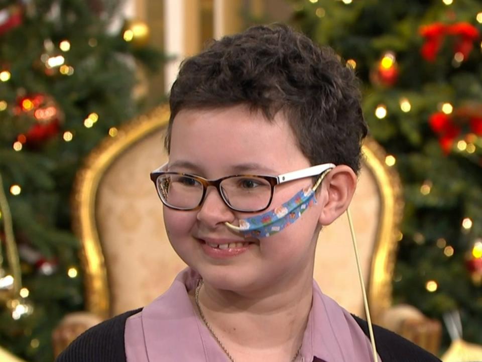 ‘I just wanted to make a difference,’ says 14-year-old Alyssa (ITV This Morning)
