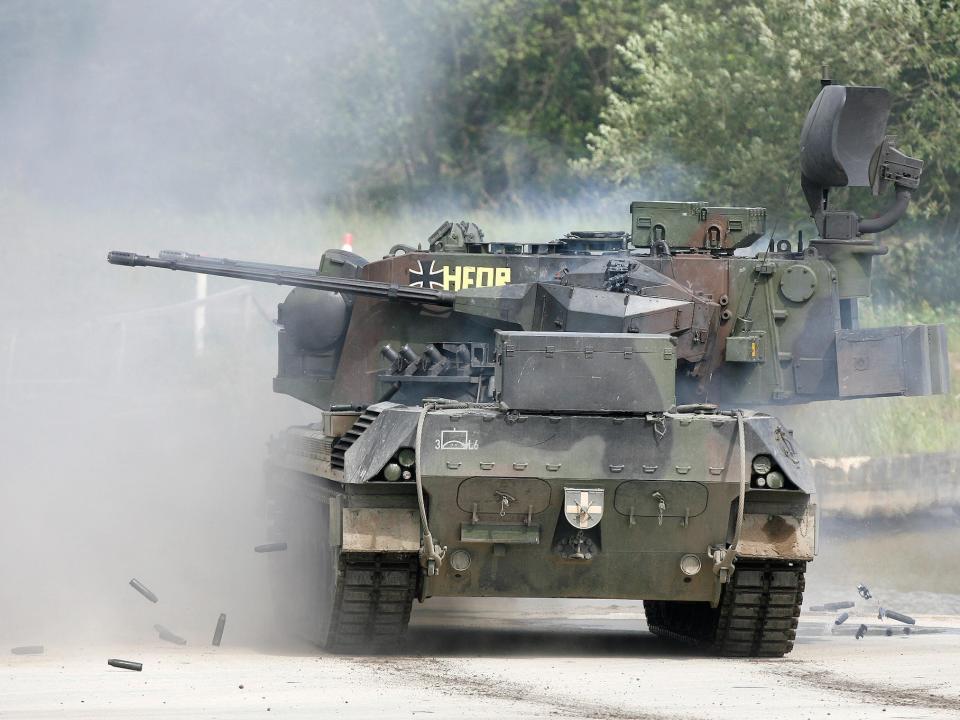 German Bundeswehr Gepard anti-aircraft tank