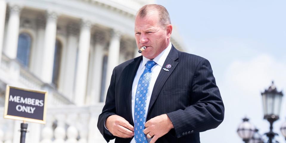 Republican Rep. Troy Nehls of Texas outside the Capitol on June 16, 2022.