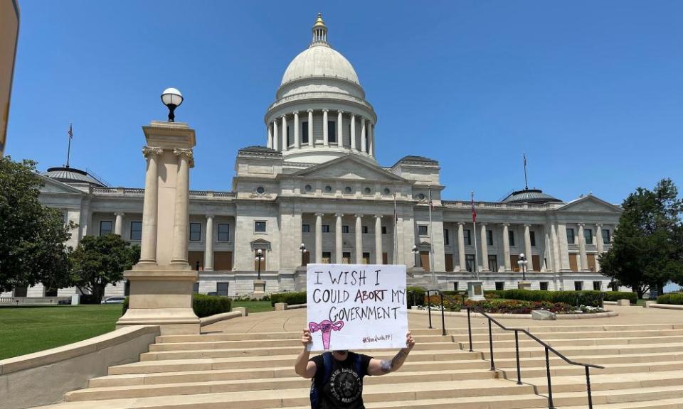 <span>Photograph: Andrew DeMillo/AP</span>