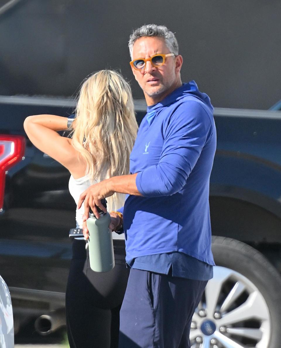 Mauricio Umansky and Emma Slater Go To An L.A. Club