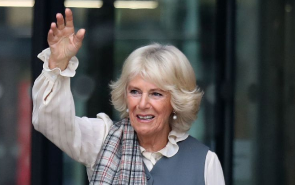 The Duchess of Cornwall Camila Parker Bowles was in Scotland during the royal wedding. Source: AAP