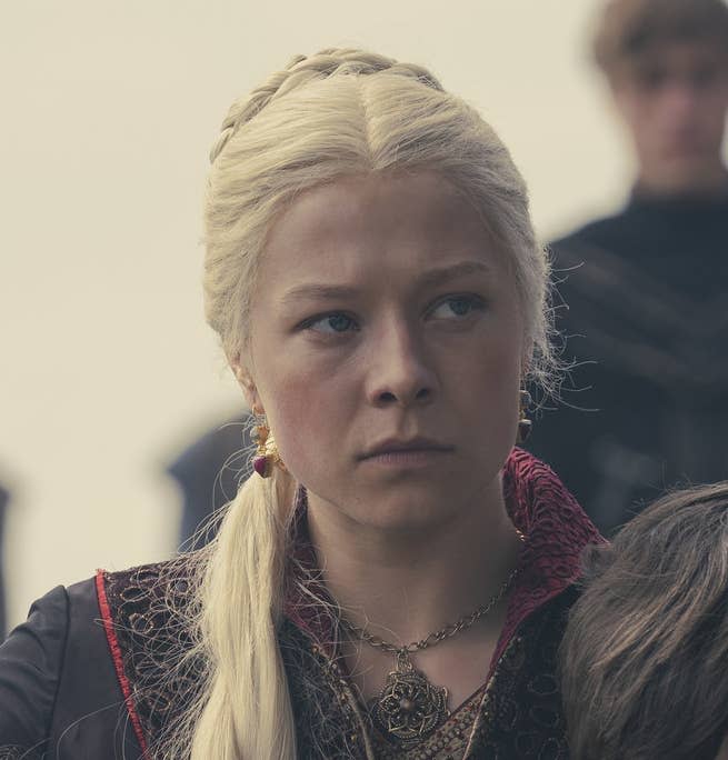 Rhaenyra looking at someone