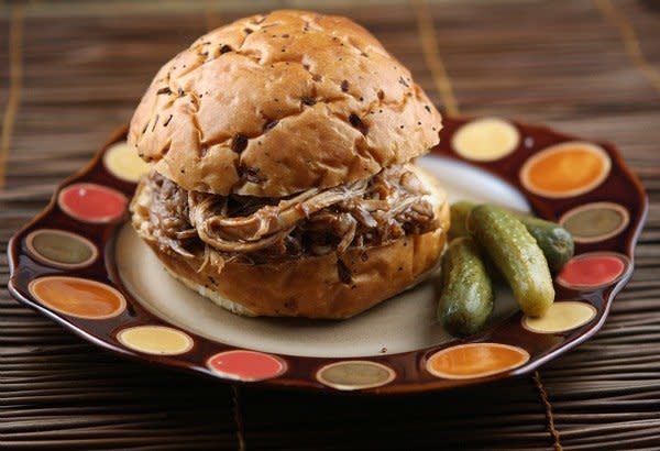 <strong>Get the <a href="http://www.recipegirl.com/2011/02/14/slow-cooker-root-beer-pulled-pork/">Slow Cooker Root Beer Pulled Pork recipe</a>&nbsp;from Recipe Girl</strong>