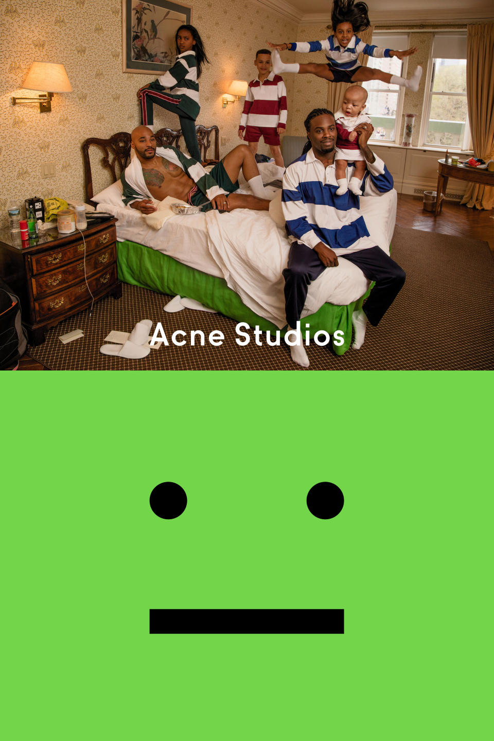 Acne Studios’ Face Motif ad campaign