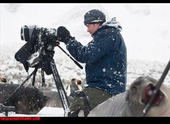 It's cool, he's the new boom mic operator.