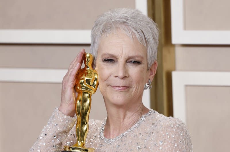 Jamie Lee Curtis attends the Academy Awards in March. File Photo by John Angelillo/UPI