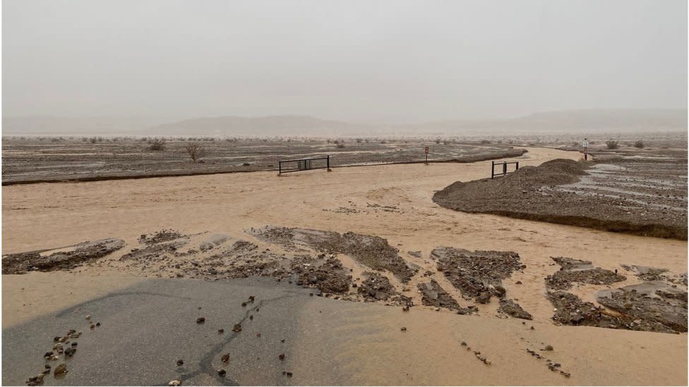 Inundación en el Valle de la Muerte