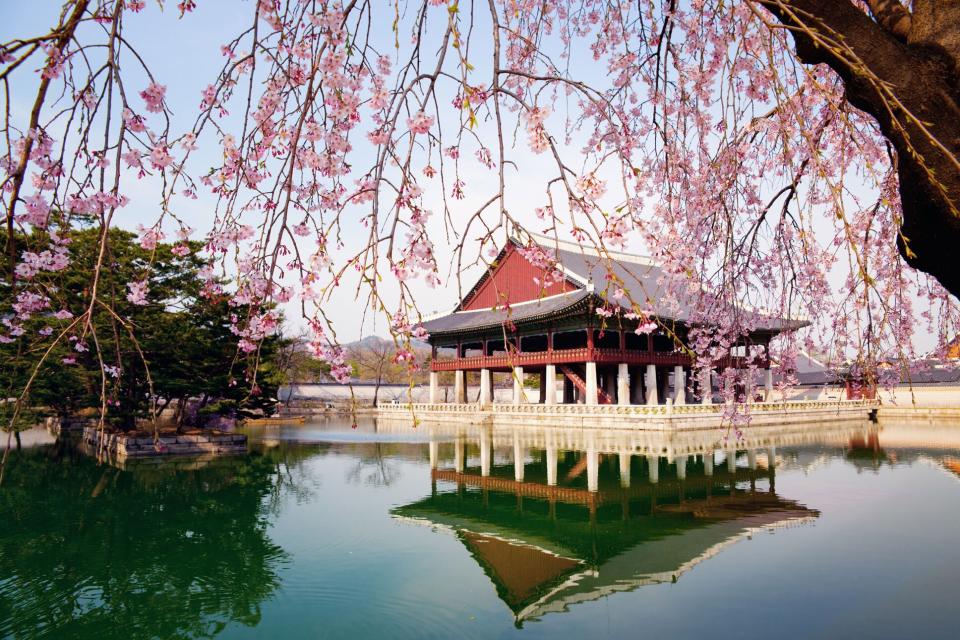 Gyeongbokgung palace in South Korea