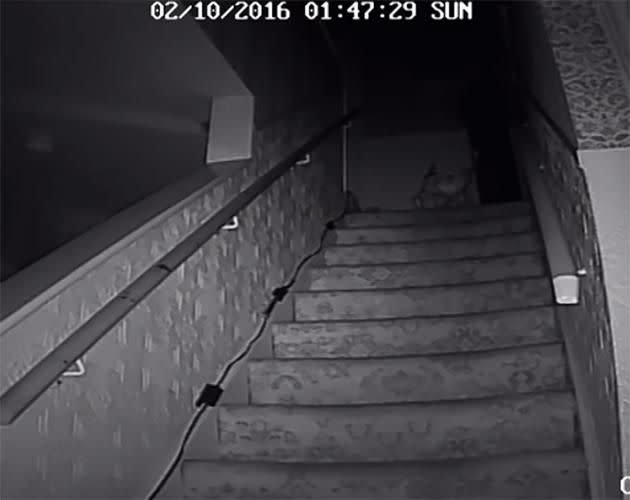 The stairs are believed to be haunted. Source: YouTube