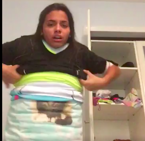 This teen completely freaked out after attempting the #100LayersOfClothing challenge, and we feel for her