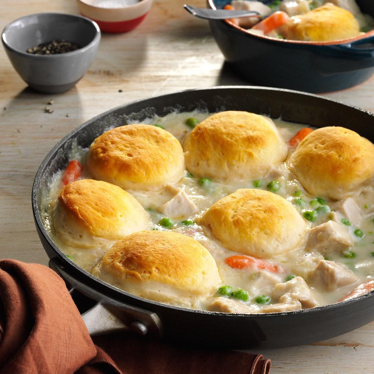 Turkey biscuit stew