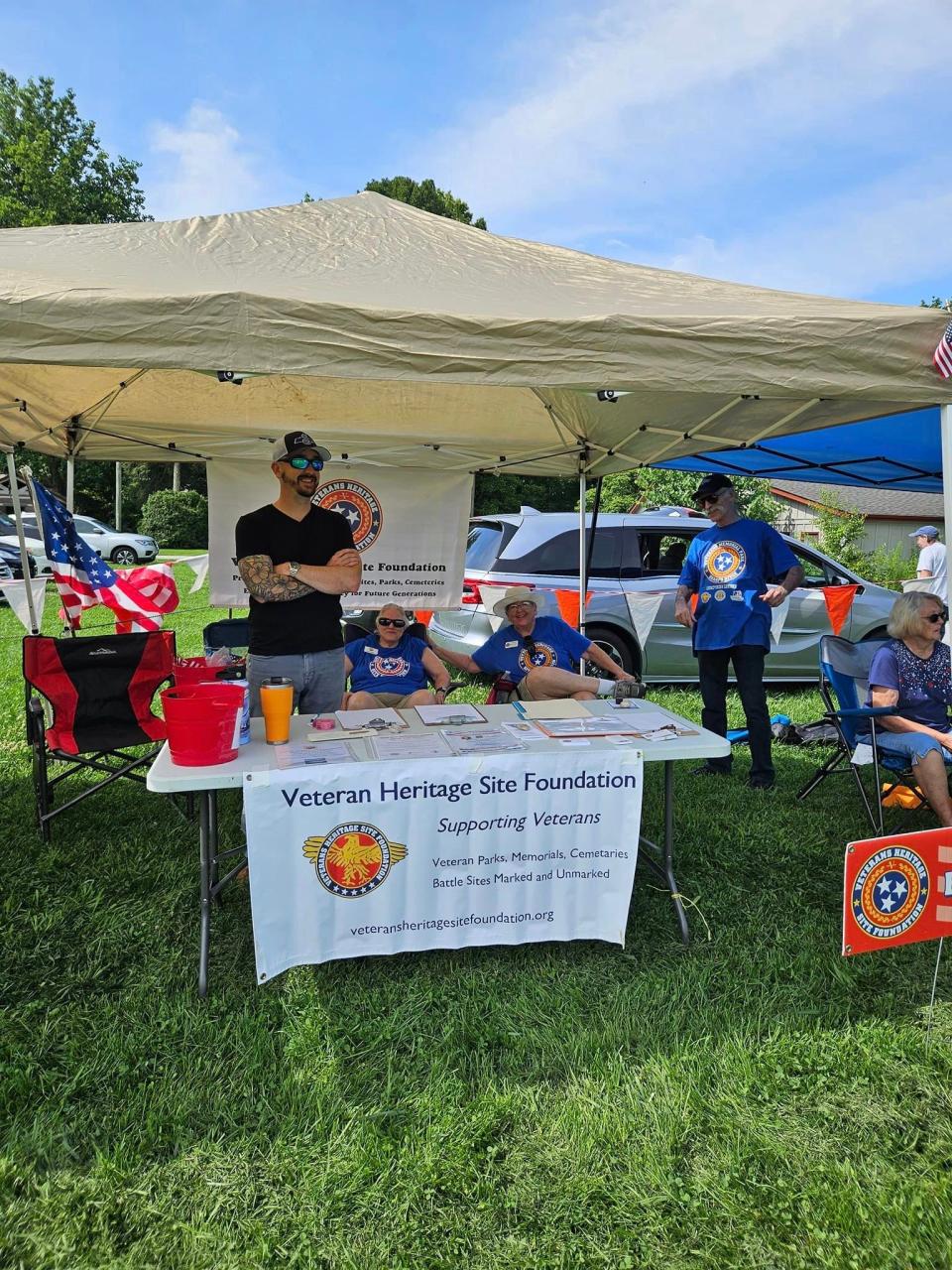 Many organizations that aid and support veterans were there for Historic Ramsey House Vintage Base Ball.