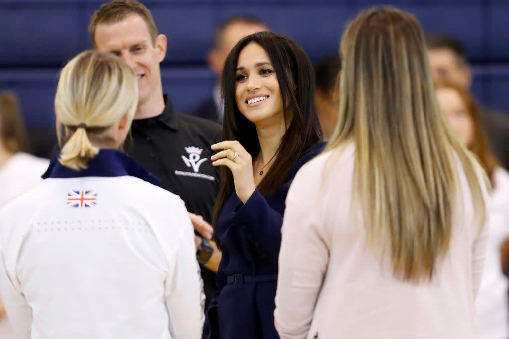 The Duke and Duchess of Sussex are at the Coach Core Awards this afternoon [Photo: Getty]