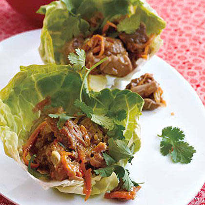 Hoisin Pork in Lettuce Cups