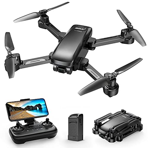 Tomzon D30 GPS Drone with 4K 90° FPV Camera for Adults, 5G WIFI Foldable Quadcopter for Beginne…