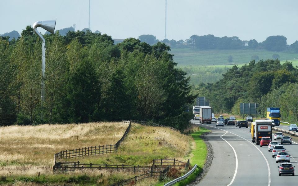 It's often gridlocked on the M8, Scotland's busiest motorway