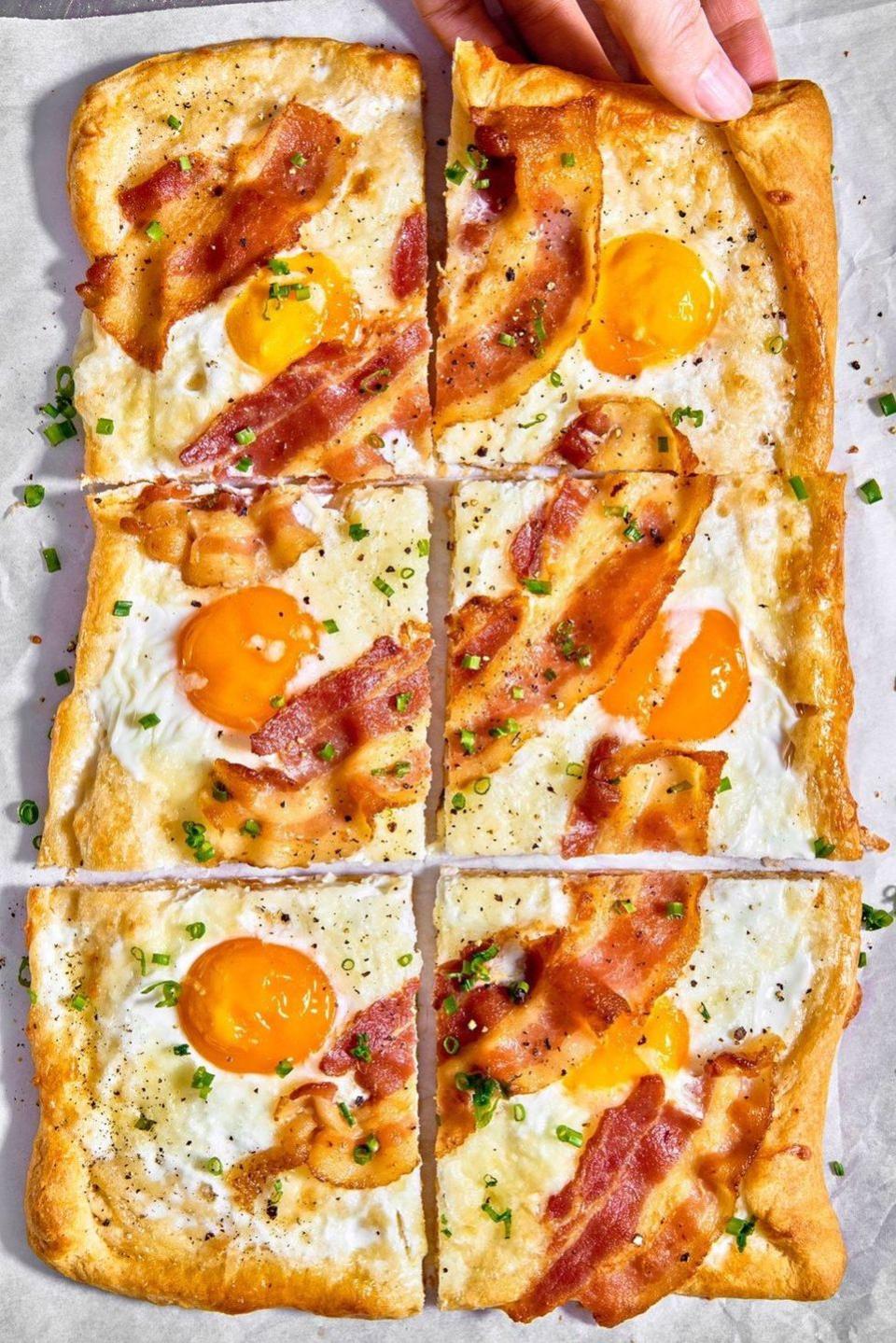 crescent breakfast tart