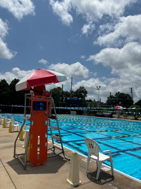 Trousdell Aquatic Center's lap pool at 298 John Knox Road.
