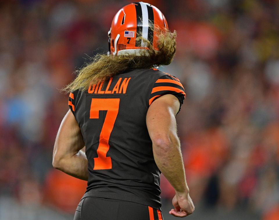 Cleveland Browns' punter Jamie Gillan