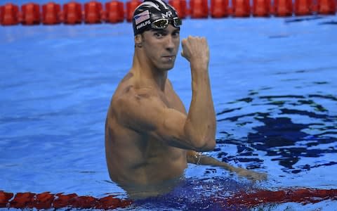 Michael Phelps at the Rio 2016 Olympics - Credit: CHRISTOPHE SIMON/AFP/Getty Images